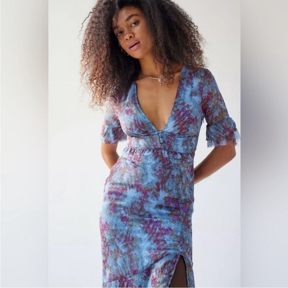 Urban Outfitters Florence Chiffon Maxi Dress - Picture 4 of 8
